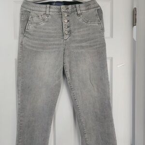 Democracy "Ab"solution Slim Straight Jean GRAY